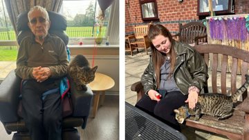 Newton Heath care home celebrate National Pet Month as residents and colleagues praise ‘lovable’ cat
